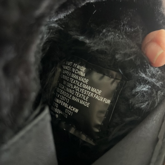 totes Women's  Jennifer Waterproof Snow Boots black Wide Width size 11W - Picture 12 of 17